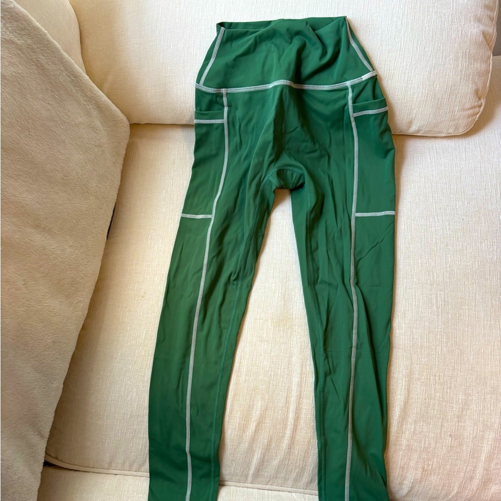 SET ACTIVE Green Activewear Leggings
